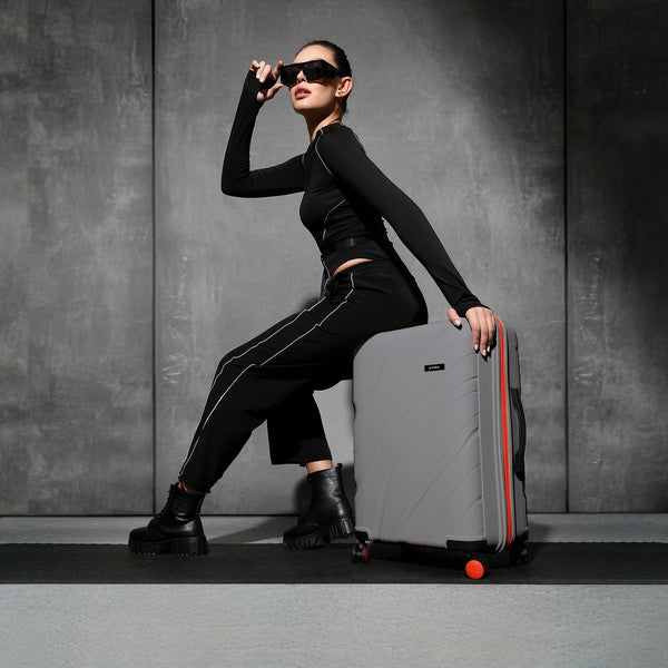 HRX by Hrithik Roshan Medium Check-in Suitcase (65 cm) 8 Wheels - Madrid