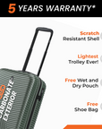 HRX by Hrithik Roshan Small Cabin Suitcase (56 cm) 8 Wheels - Glide