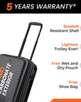HRX by Hrithik Roshan Small Cabin Suitcase (56 cm) 8 Wheels - Glide