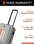 HRX by Hrithik Roshan Small Cabin Suitcase (56 cm) 8 Wheels - Glide