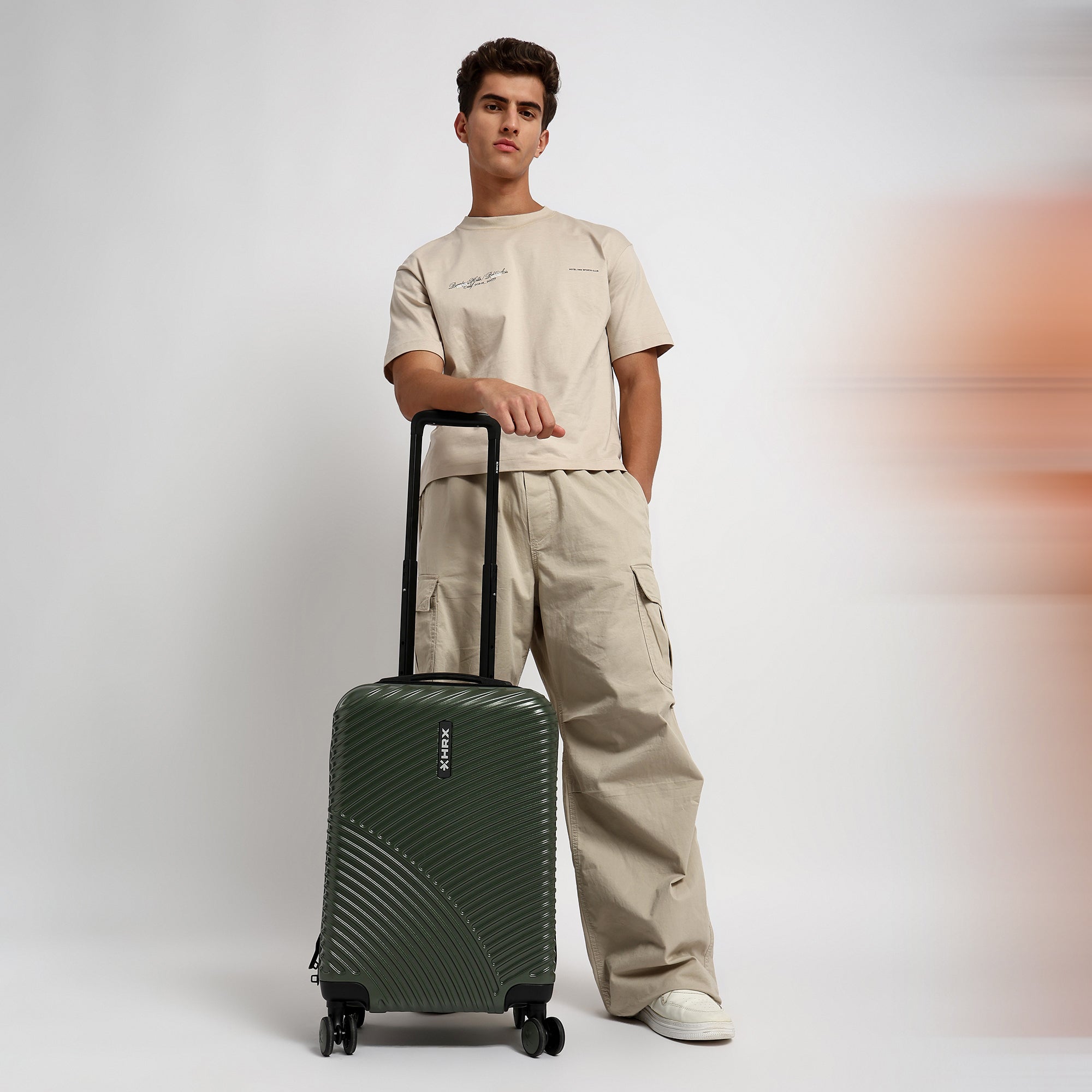 HRX by Hrithik Roshan Hard Body Set of 2 Luggage 8 Wheels - Glide