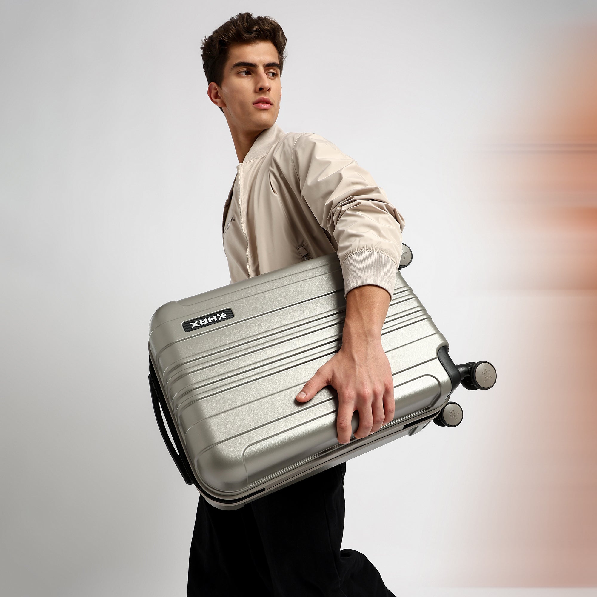 HRX by Hrithik Roshan Small Cabin Suitcase (56 cm) 8 Wheels - Force