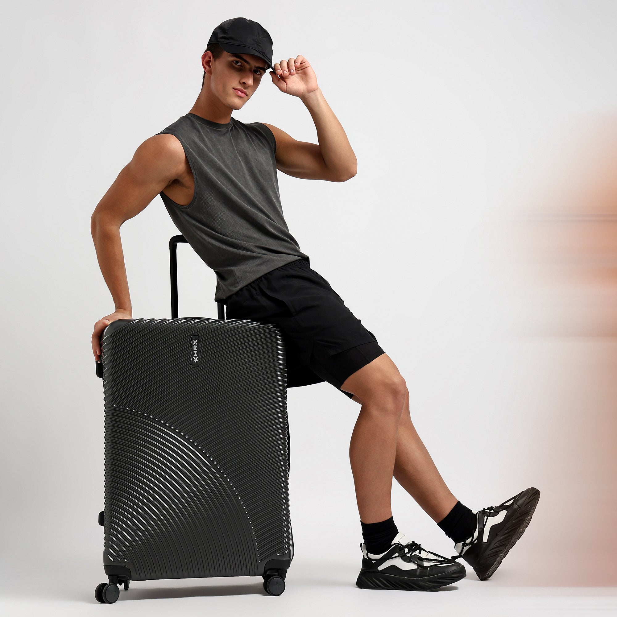 HRX by Hrithik Roshan Small Cabin Suitcase (56 cm) 8 Wheels - Glide