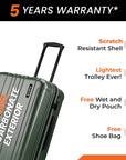 HRX by Hrithik Roshan Medium Check-in Suitcase (65 cm) 8 Wheels - Force