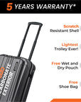 HRX by Hrithik Roshan Hard Body Set of 2 Luggage 8 Wheels - Force