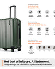 HRX by Hrithik Roshan Hard Body Set of 2 Luggage 8 Wheels - Force