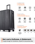 HRX by Hrithik Roshan Hard Body Set of 2 Luggage 8 Wheels - Force