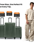 HRX by Hrithik Roshan Hard Body Set of 2 Luggage 8 Wheels - Force