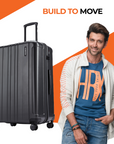 HRX by Hrithik Roshan Hard Body Set of 3 Luggage 8 Wheels - Force