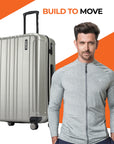 HRX by Hrithik Roshan Medium Check-in Suitcase (65 cm) 8 Wheels - Force