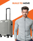 HRX by Hrithik Roshan Small Cabin Suitcase (56 cm) 8 Wheels - Grit