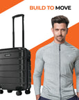 HRX by Hrithik Roshan Small Cabin Suitcase (56 cm) 8 Wheels - Brute