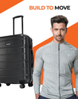 HRX by Hrithik Roshan Medium Check-in Suitcase (65 cm) 8 Wheels - Brute