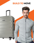HRX by Hrithik Roshan Hard Body Set of 2 Luggage 8 Wheels - Brute