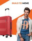 HRX by Hrithik Roshan Hard Body Set of 2 Luggage 8 Wheels - Helium