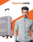 HRX by Hrithik Roshan Medium Check-in Suitcase (65 cm) 8 Wheels - Helium