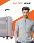 HRX by Hrithik Roshan Hard Body Set of 2 Luggage 8 Wheels - Helium