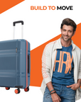 HRX by Hrithik Roshan Medium Check-in Suitcase (65 cm) 8 Wheels - Helium