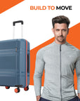 HRX by Hrithik Roshan Large Check-in Suitcase (75 cm) 8 Wheels - Helium