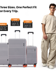 HRX by Hrithik Roshan Medium Check-in Suitcase (65 cm) 8 Wheels - Helium