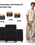 HRX by Hrithik Roshan Hard Body Set of 2 Luggage 8 Wheels - Helium