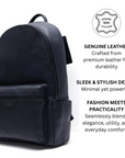 Rare rabbit' Axiel (Leather) Backpack-One Size-Black