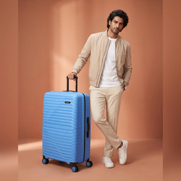 HRX Kyoto Large Check-in Suitcase (75 cm) 8 Wheels - Polypropylene