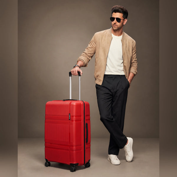 HRX Helium Medium Check-in Suitcase (65 cm) 8 Wheels - Polycarbonate