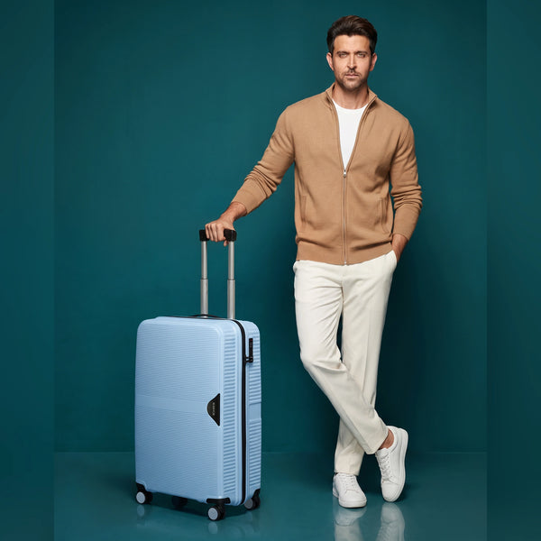 HRX Parabola Cabin Suitcase (55 cm) 8 Wheels - Polypropylene