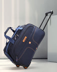HRX Strolley Duffel Bag - Overdrive Wheel Push Button Soft Luggage