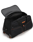 HRX Strolley Duffel Bag - Overdrive Wheel Push Button Soft Luggage