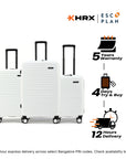 HRX by Hrithik Roshan Hard Body Set of 3 Luggage 8 Wheels - Kyoto