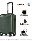 HRX by Hrithik Roshan Small Cabin Suitcase (56 cm) 8 Wheels - Grit