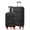 HRX Zanzibar Hard Body Set of 2 Luggage (8 Wheels) - Polypropylene