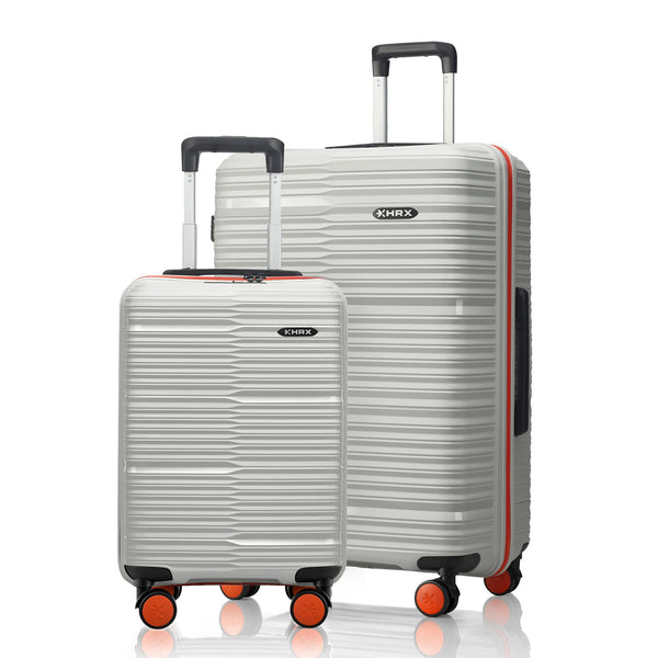 HRX Zanzibar Hard Body Set of 2 Luggage (8 Wheels) - Polypropylene