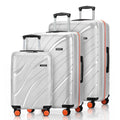 HRX Madrid Hard Body Set of 3 Luggage (8 Wheels) - Polypropylene
