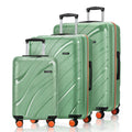 HRX Madrid Hard Body Set of 3 Luggage (8 Wheels) - Polypropylene