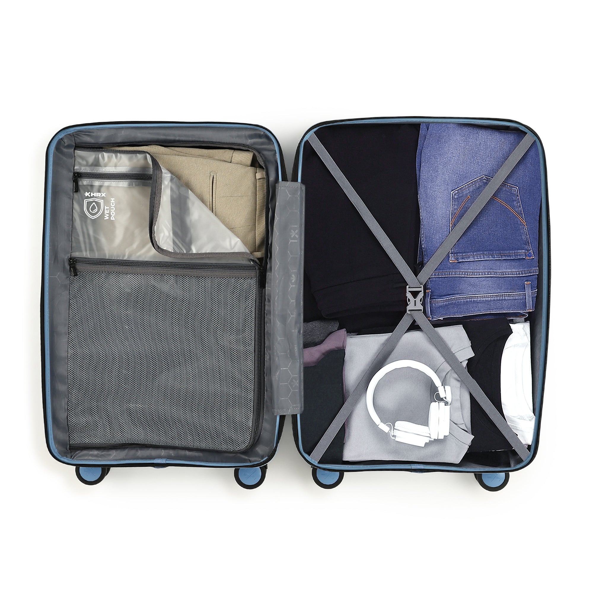 HRX by Hrithik Roshan Medium Check-in Suitcase (65 cm) 8 Wheels - Kyoto