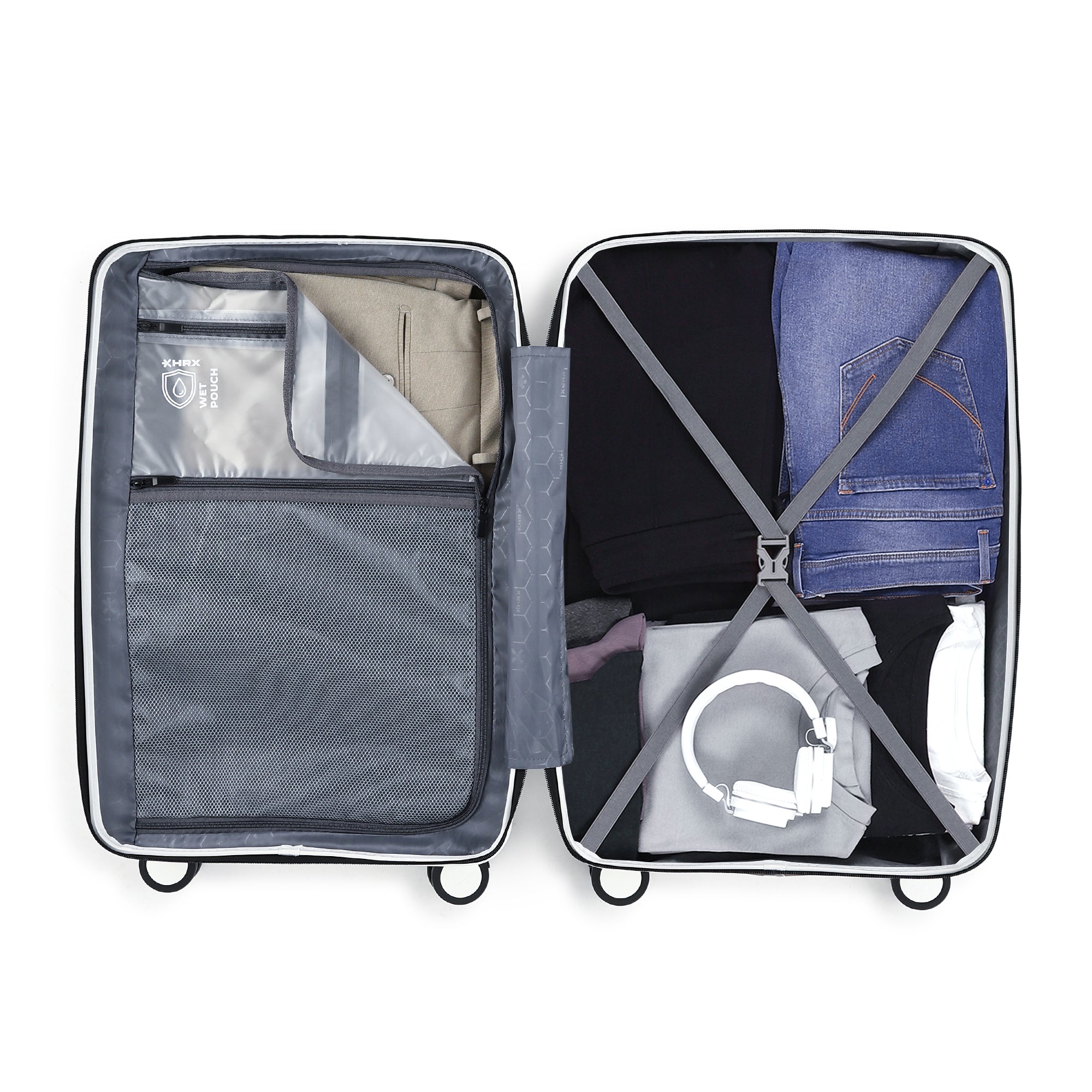 HRX by Hrithik Roshan Medium Check-in Suitcase (65 cm) 8 Wheels - Kyoto