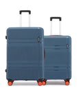 HRX by Hrithik Roshan Hard Body Set of 2 Luggage 8 Wheels - Helium