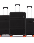 HRX by Hrithik Roshan Hard Body Set of 3 Luggage 8 Wheels - Helium