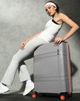 HRX by Hrithik Roshan Hard Body Set of 2 Luggage 8 Wheels - Helium