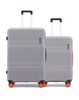 HRX by Hrithik Roshan Hard Body Set of 2 Luggage 8 Wheels - Helium