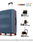 HRX by Hrithik Roshan Large Check-in Suitcase (75 cm) 8 Wheels - Helium