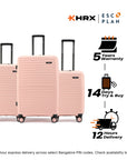 HRX by Hrithik Roshan Hard Body Set of 3 Luggage 8 Wheels - Kyoto