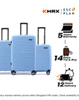 HRX by Hrithik Roshan Hard Body Set of 3 Luggage 8 Wheels - Kyoto