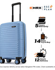 HRX by Hrithik Roshan Small Cabin Suitcase (56 cm) 8 Wheels - Kyoto