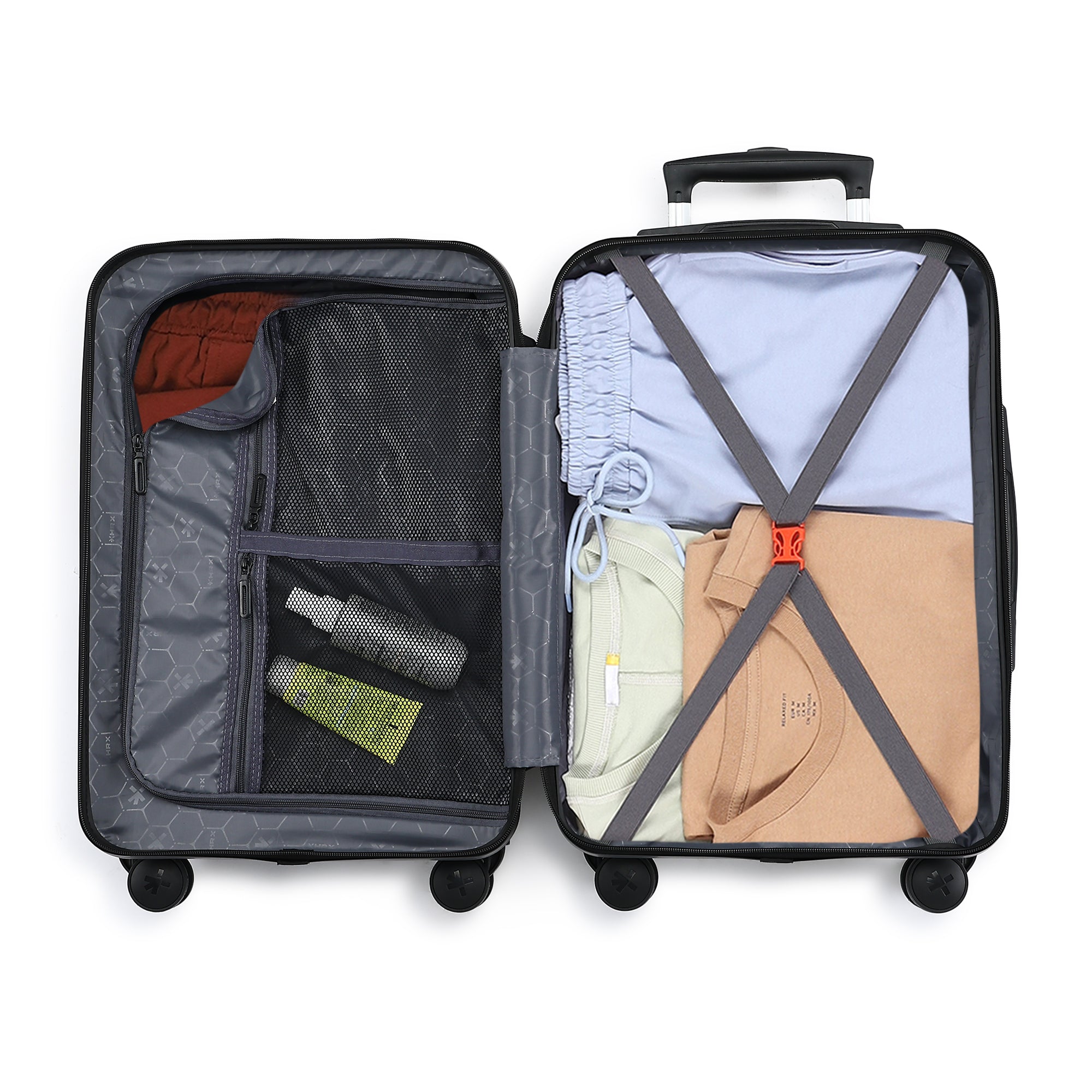 HRX by Hrithik Roshan Laptop Cabin Small Suitcase 8 Wheels - Urban Traveller