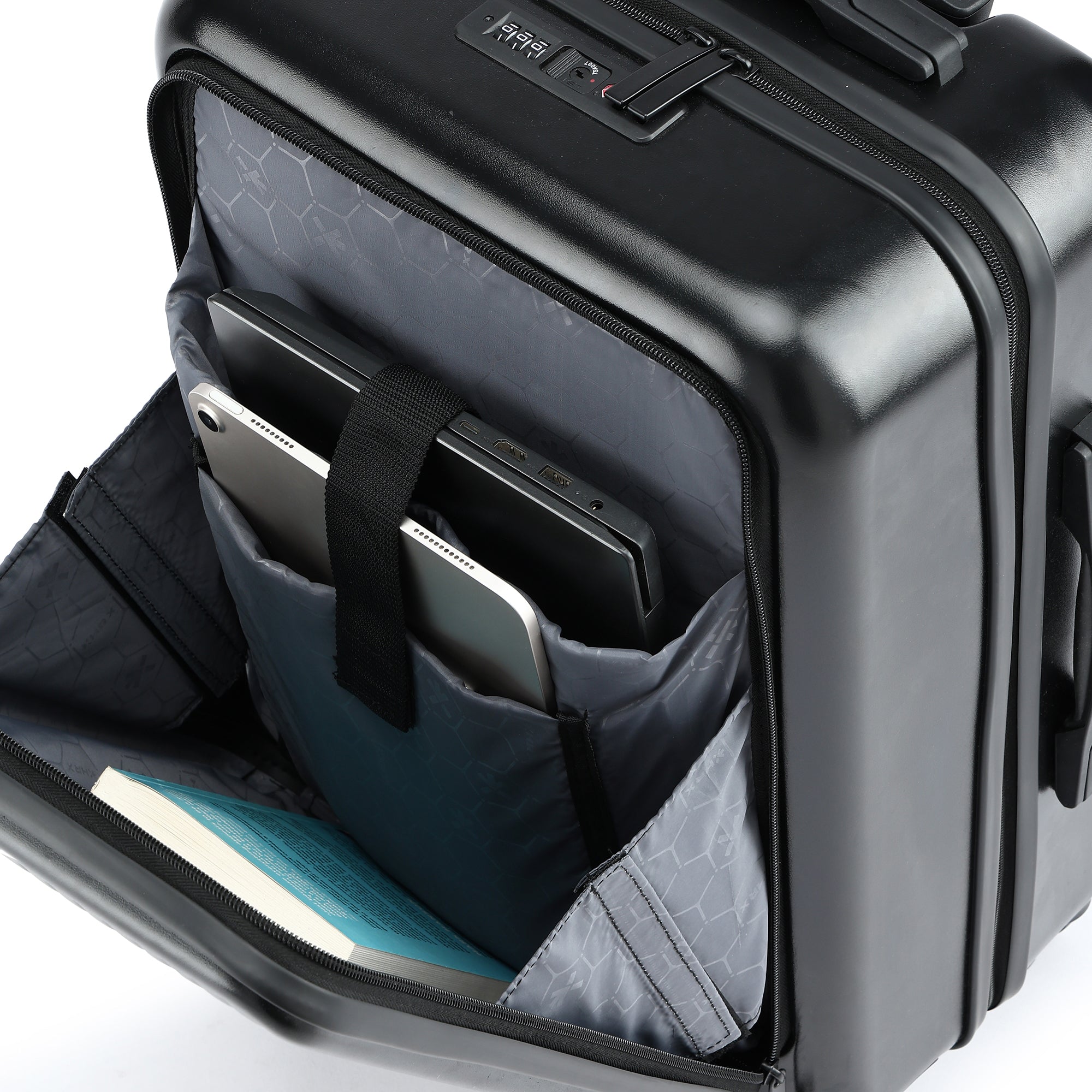 HRX by Hrithik Roshan Laptop Cabin Small Suitcase 8 Wheels - Urban Traveller