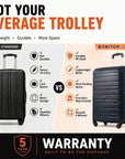 Snitch Loop Polypropylene Set of 2 Trolley (4 Wheels)